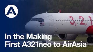 In the Making: First #A321neo to AirAsia