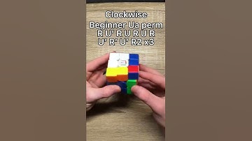 How to rotate the center cap on a 3x3 (with algs)