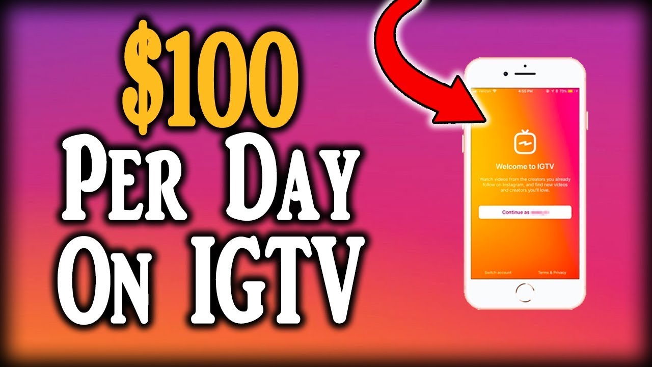 can you make money on igtv