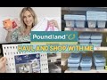 POUNDLAND STORAGE AND ORGANISATION IDEAS SHOP WITH ME AND HAUL