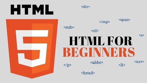 HTML Tutorial for Beginners: HTML Introduction