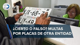 PAN rechaza multas por tener placas de otros estados; pide homologar trámites con Edomex y Morelos