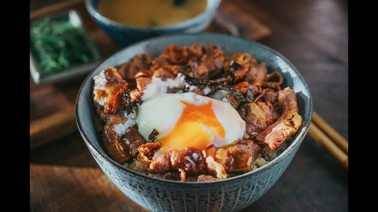 好吃的蛋糕 Cat's Kitchen Season 2 Episode 39 【Spring Water Poached Egg with Beef Bowl (Gyudon)】