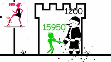 Stick Hero - Tower Defense - All Levels Gameplay Android, iOS