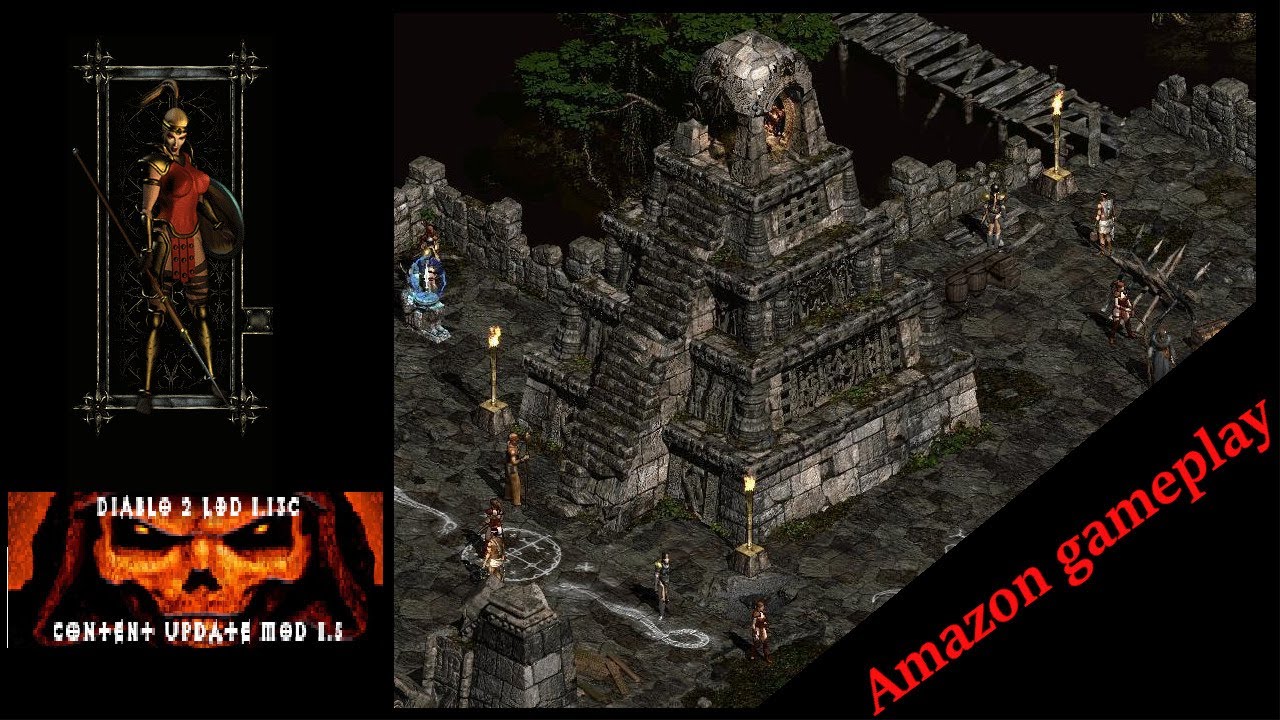 Diablo II 😈 AMAZONA de arco y jabalina GAMEPLAY EN ESPAÑOL/ AMAZON