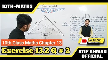 Exercise 13.2 question no 2 class 10 maths | ex 13.2 q 2 | ex 13.2 question no 3 | 10th class maths