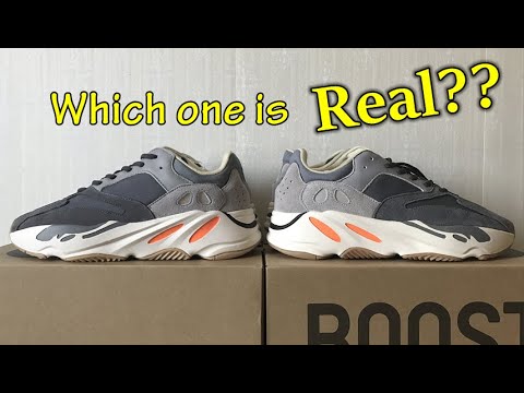 Yeezy 700 “Magnet” Real vs Fake Comparison Review - YouTube