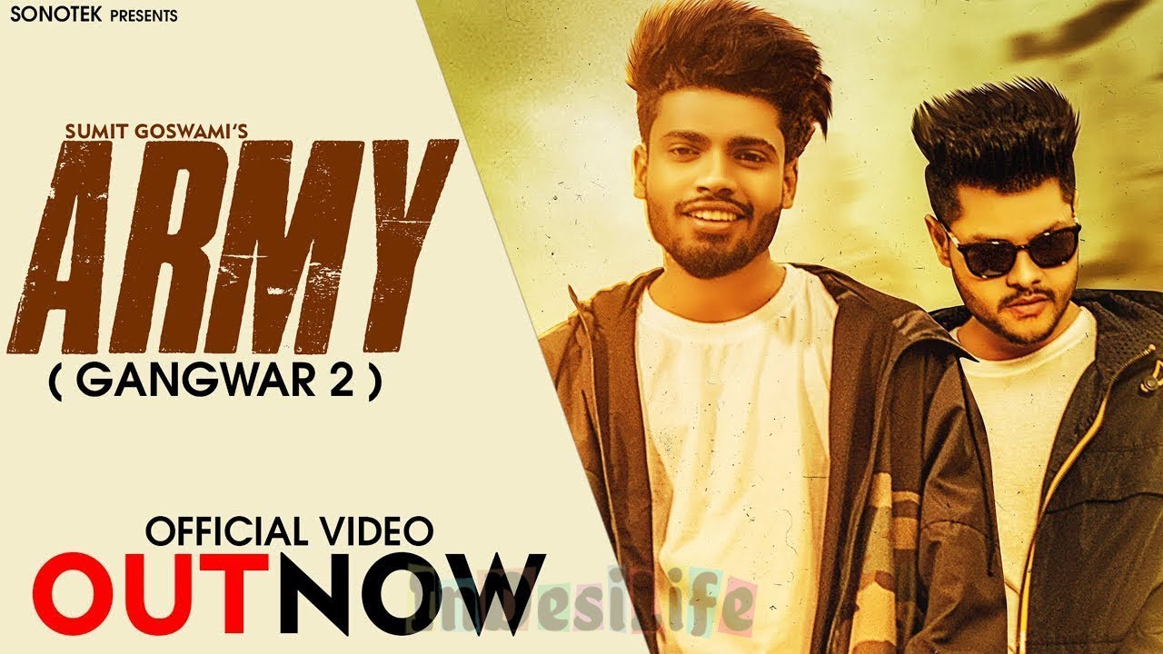 Sumit Goswami  ARMY  Latest Haryanvi New Song 2020  Sonotek Live