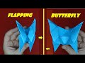 How to make a Paper Flapping Butterfly / Origami Flapping Butterfly