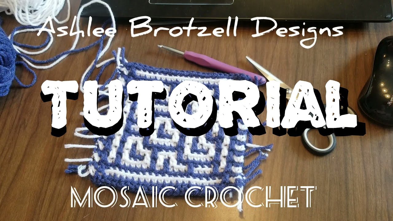Learn The Basics Of Mosaic Crochet With This Free Tutorial And Chart. -  JSPCREATE
