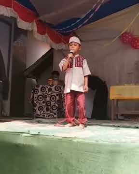 Ceramah lucu anak kecil sampai nangis