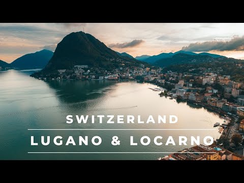 Lugano & Locarno Switzerland in 4k cinematic | Views of the Italian part of Switzerland