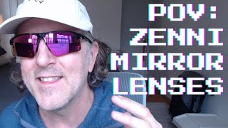 What You See Looking Through Zenni Mirror Tint Sunglasses Lenses Dont Buy Before Watching