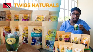 All-Natural Caribbean Teas by Twigs Naturals in Trinidad & Tobago 🇹🇹 Foodie Nation