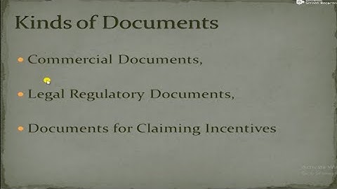 Kinds and Functions of Export Documents (Part -1)