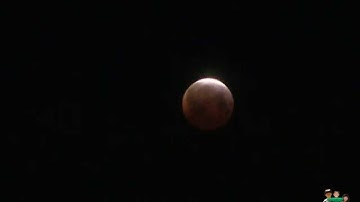 Total Lunar Eclipse Saturday April 4 2015 ( Time Lapse )