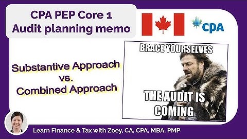 CPA PEP - Core 1 - Audit planning memo - Approach