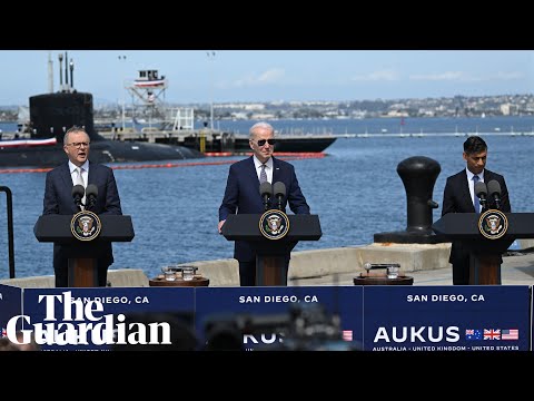 Aukus announce development of nuclear powered submarine 'SSN Aukus'