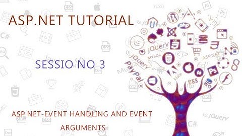 ASP.NET SESSION NO 3 ASP.NET-EVENT HANDLING AND EVENT ARGUMENTS
