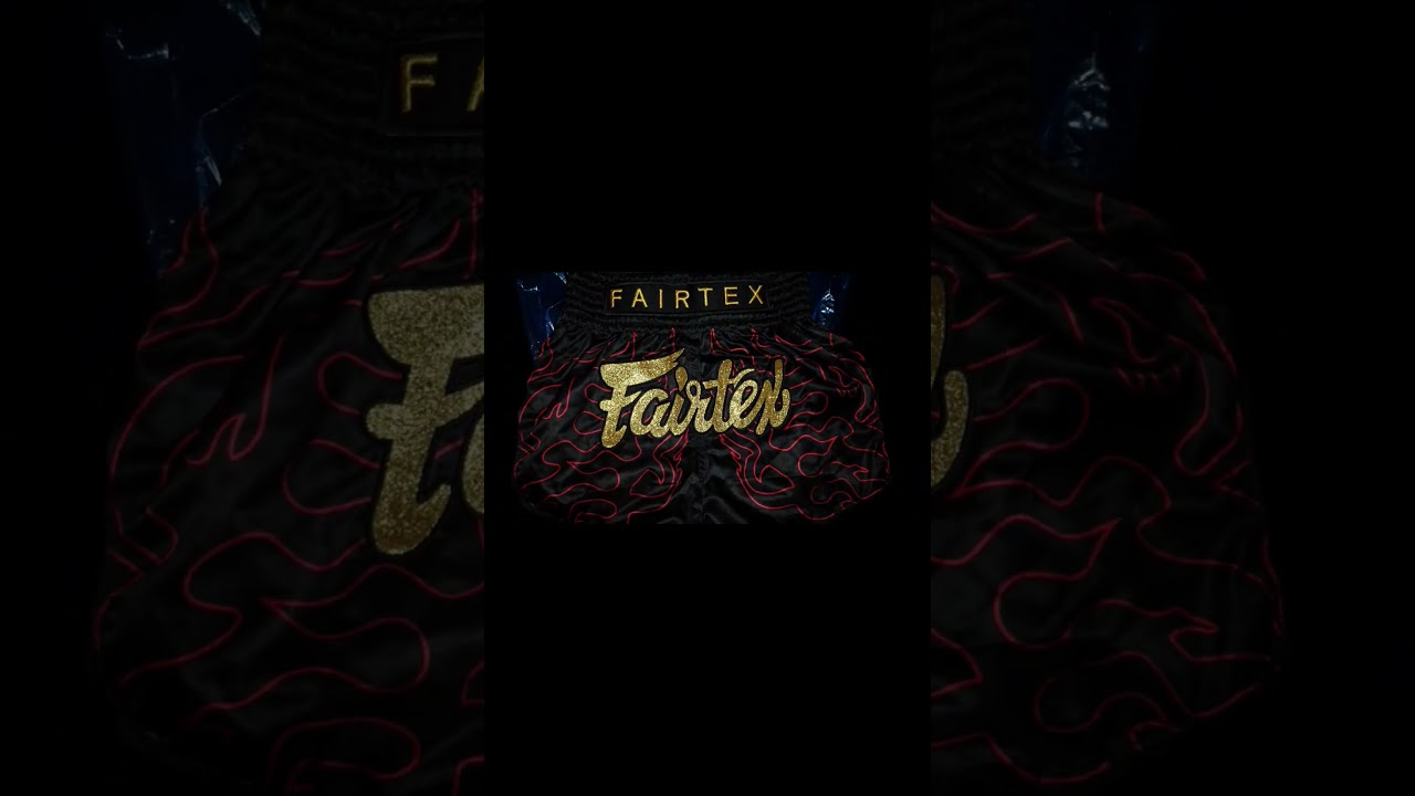 Fairtex Lava muaythai shorts from Thailand to India.