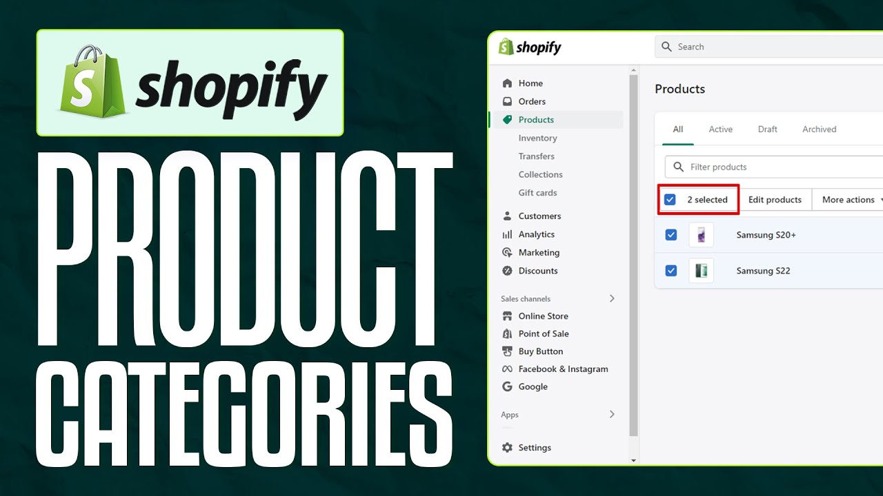 How To Add Product Categories In Shopify (2024) Step By Step Tutorial ...