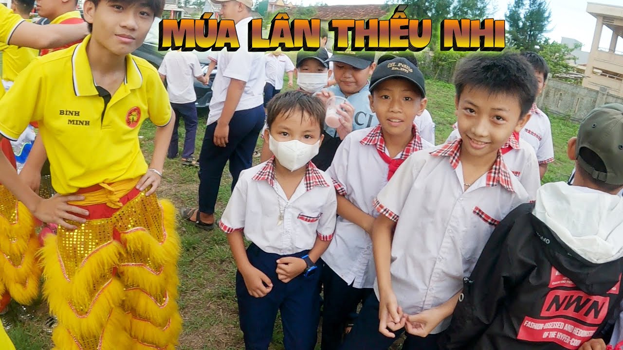 Bình Minh TV | Vlog Múa Lân Với Các Em Thiếu Nhi Hoài Hải
