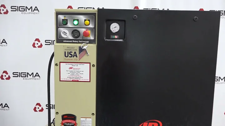 E319017 - Ingersoll Rand UP6-10TAS-125 10HP Rotary Screw Air Compressor
