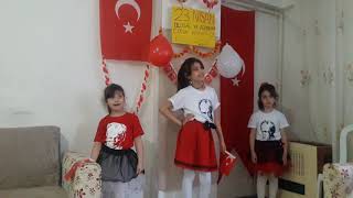 23 Nisan Şiiri Derin Betül Defne Fatma Duru