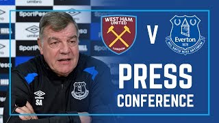 LIVE PRESS CONFERENCE: WEST HAM V EVERTON