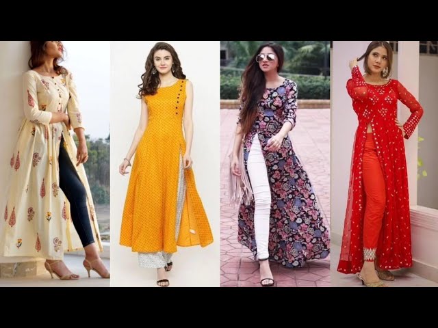 Find Hand work side cut long kurti by Sabina Textiles near me | Surat  Textile Market, Surat, Gujarat | Anar B2B Business App