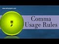 Comma Usage Quiz