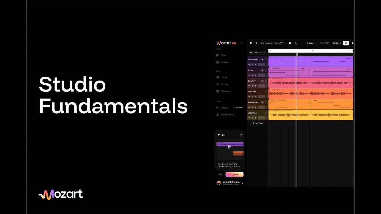Mozart AI - Studio Fundamentals