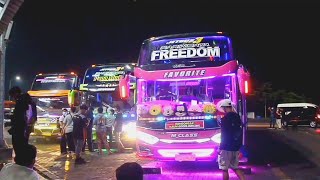 Cinematic bus malam full Strobo terbaru cocok buat Story WA