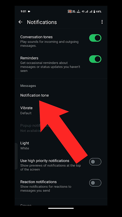 Cara Mengubah Nada Notifikasi WhatsApp | Cara Mengubah Nada Notifikasi WhatsApp #shorts