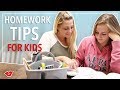 Homework tips for kids  kimmy from millennial moms