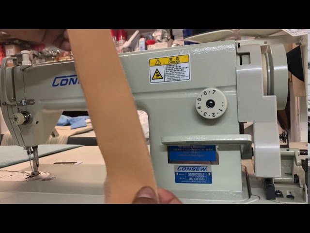 Consew 7360RH Straight Stitch Industrial Sewing Machine - Table/Motor/Stand  Set