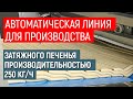 Автоматическая линия для производства затяжного печенья производительностью 250 кг/ч