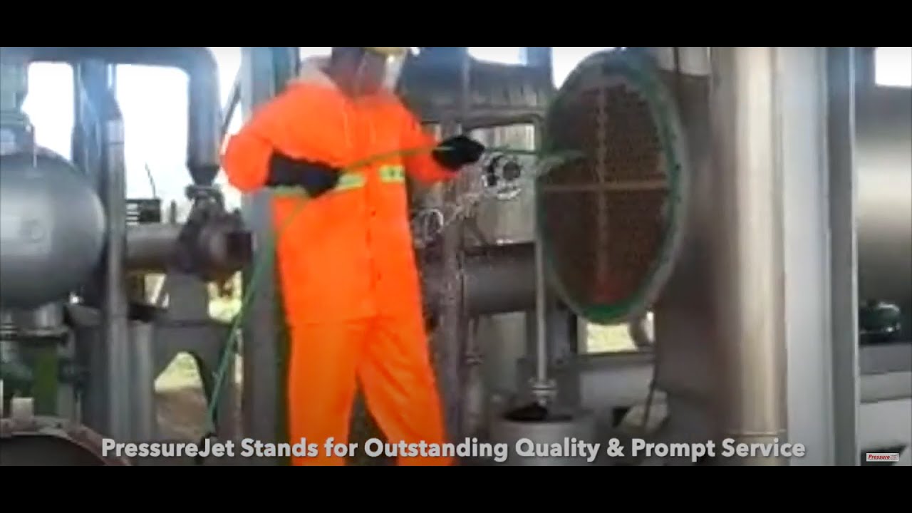 High Pressure Hydro Jetting Applications Heat Exchanger Tube Cleaning