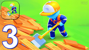 Scrape Master - Gameplay Walkthrough Part 3 - Stickman Cleaning Company Manager (iOS, Android)