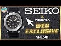 Web Exclusive! | Seiko Prospex Street Series 200m Solar Diver SNE541 Unbox & Review