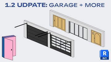 New Revit Doors: Garage, Double Uneven, Sliding