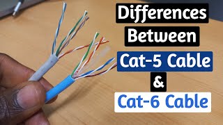 Technical differences between cat 5 cable & cat 6 cable