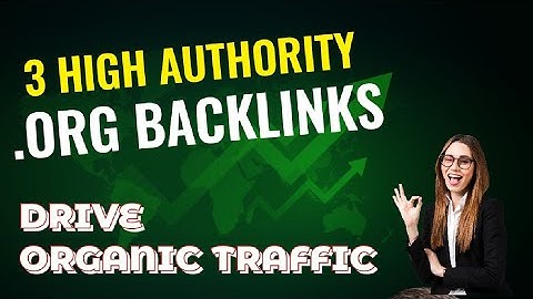 3 High Authority .org Backlinks | No Follow links in SEO