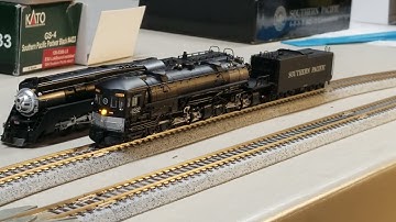 N Scale Intermountain AC-12 and Kato GS4 ESU LokSound V5 proof of life video 03/18/2022