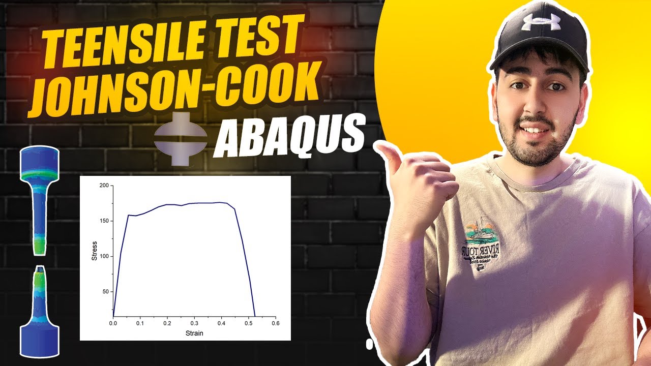 Учебное пособие ABAQUS: Модель повреждения Джонсона Кука для моделирования испытаний на растяжение