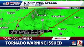 TORNADO WARNING ISSUED