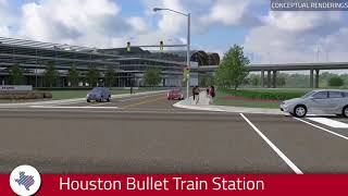 View rendering of Texas Central's Houston Bullet Train Station Preferred Location
