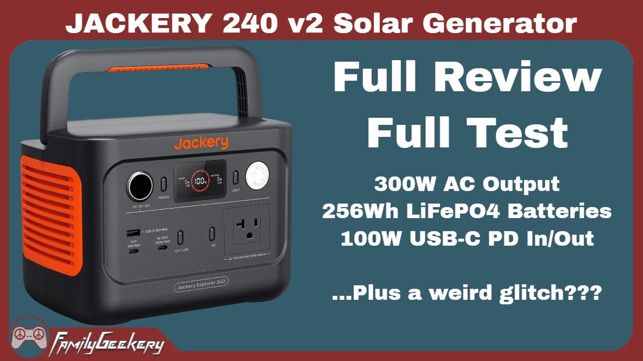 Jackery Explorer 240 v2 Full Test and Review - Small but Good?
