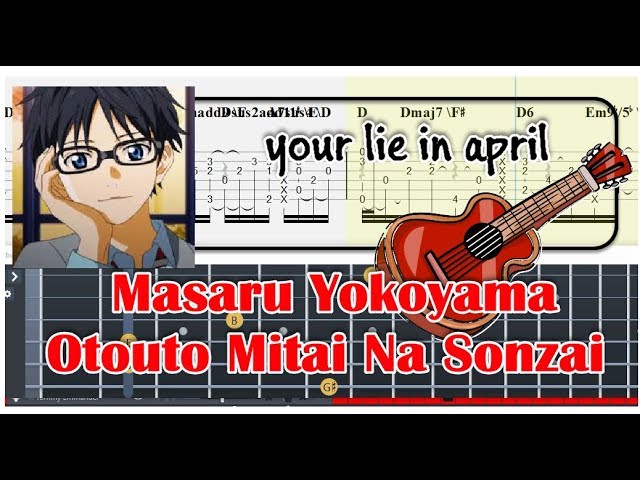 Shigatsu wa Kimi No Uso) Otouto Mitai na Sonzai OST [Fingerstyle