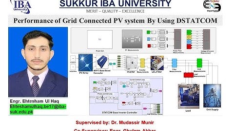 Performance of Grid Connected PV System by Using DSTATCOM